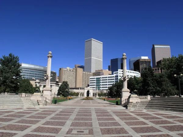 Parku obywatelskie centrum Denver - amfiteatr — Zdjęcie stockowe