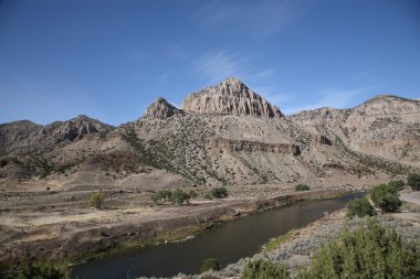 dağ ve nehir - wyoming