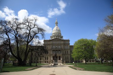 Michigan State Capitol Building clipart