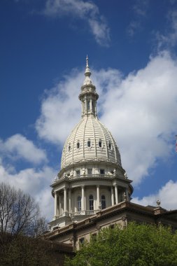 Michigan Capitol Building Dome clipart