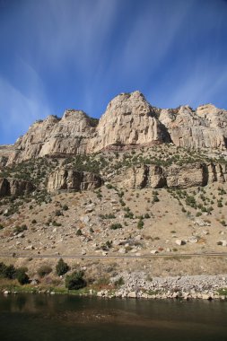 dağ ve nehir - wyoming