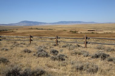 Wyoming Grassland Landscape clipart