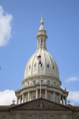 Michigan Capitol Building Dome clipart