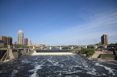 Saint Anthony Falls - Minneapolis clipart