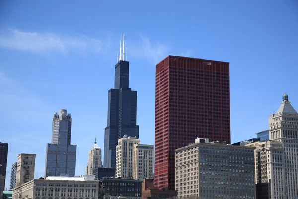 芝加哥天际线 — 图库照片