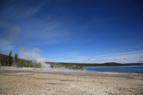 Yellowstone park - west duim geyser basin — Stockfoto
