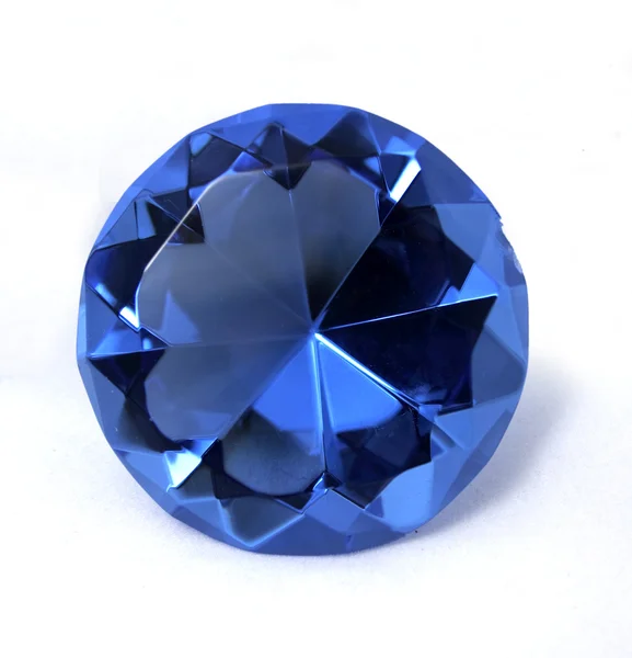 Blå kristall — Stockfoto