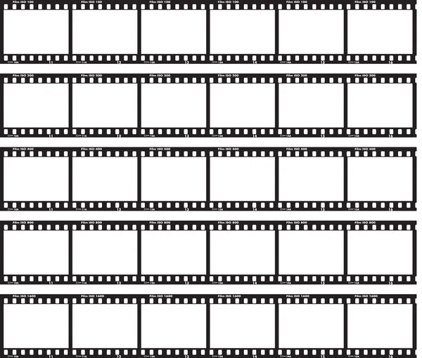 Traditional Film Strip — Stock Vector