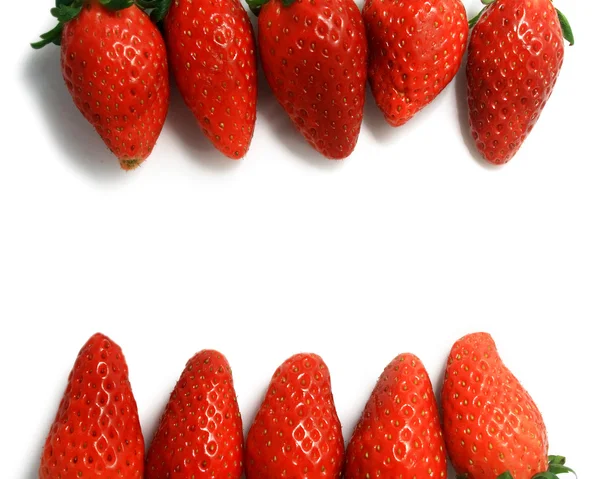 Πλαίσιο φράουλες — Φωτογραφία Αρχείου