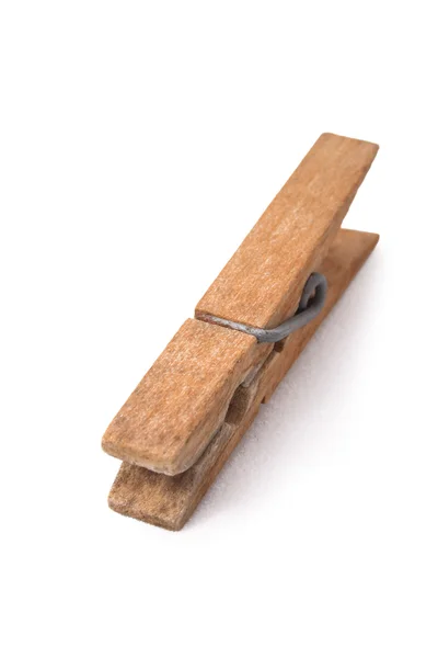 Velho clipe de madeira — Fotografia de Stock