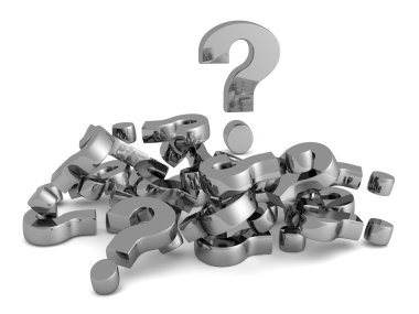 A pile of questions marks clipart