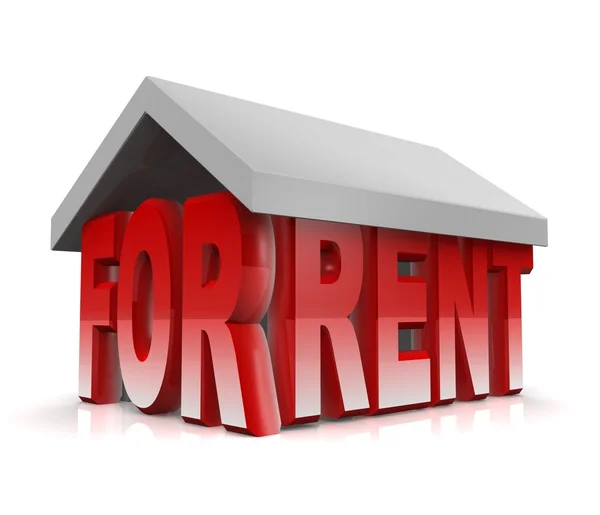 Property for rent concept illustration — Φωτογραφία Αρχείου