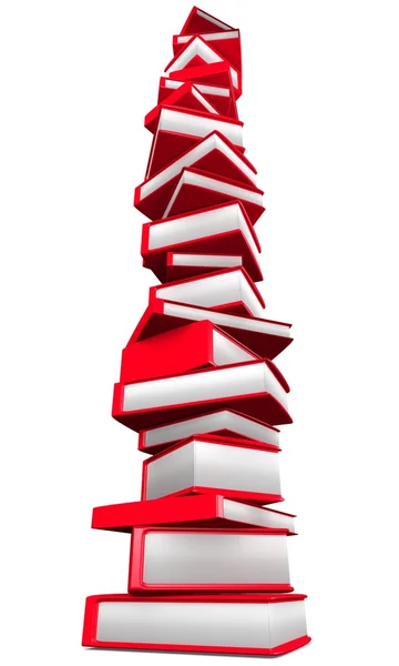 Koncepcja szkolnictwa wyższego stos książek — Zdjęcie stockowe