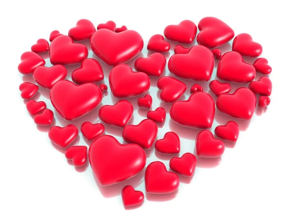 Szerelem szimbóluma űrlap kis szerelmi szimbólum a Valentin-nap — Stock Fotó