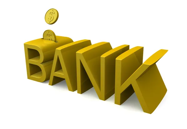 Conceito bancário e de poupança — Fotografia de Stock