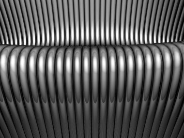 Abstract steel silver tube background clipart