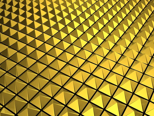 Gold pyramid background — Stok fotoğraf
