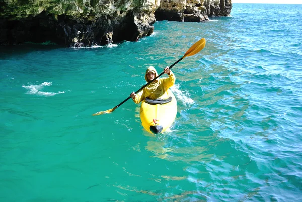 Marine kayaking — Stock Photo, Image