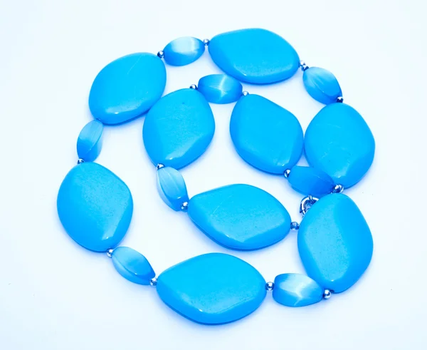 Perles bleu turquoise Images De Stock Libres De Droits