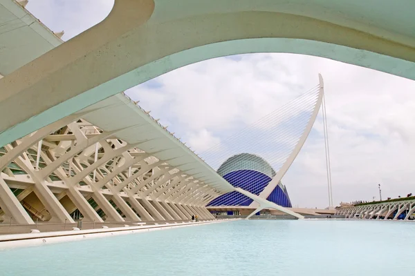 The centre of a science and art in Valencia — Stock Photo, Image