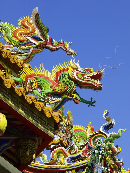 Střecha čínského chrámu — Stock fotografie