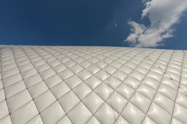 stock image Detail of a air inflated tent on a sunny day