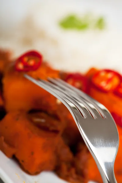 Closeup of a squash curry — Stock Photo, Image
