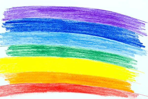 stock image Painted Rainbow