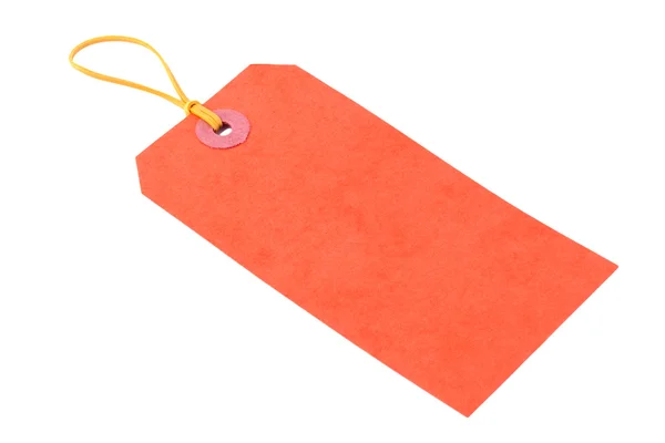 stock image Orange Luggage Tag