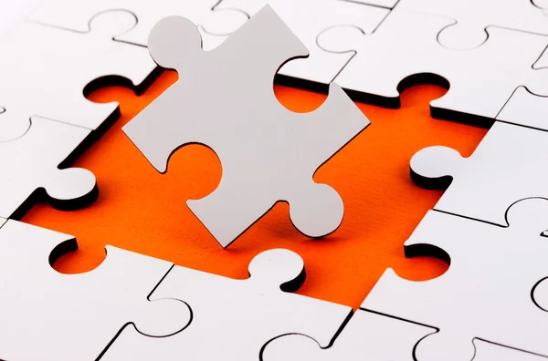 Jigsaw With Pieces Missing — Stock Photo, Image