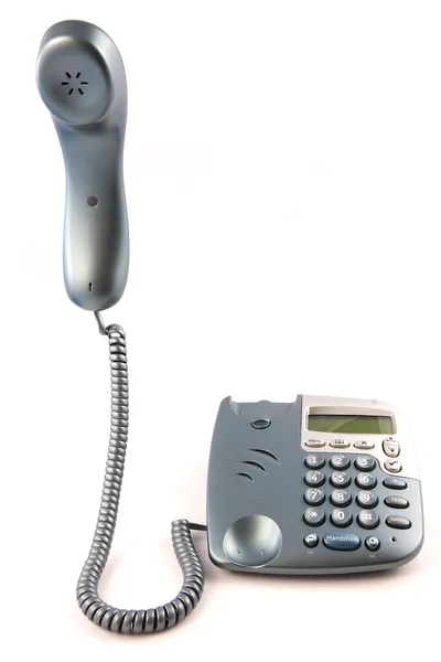Telephone with receiver of the hook — Stock Photo, Image
