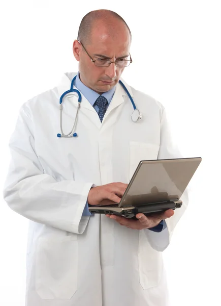 Doctor on the Computer — Stock Photo, Image