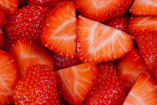 Tutup strawberry — Stok Foto