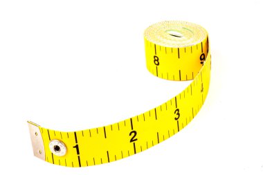 Rolled Taped Measure clipart