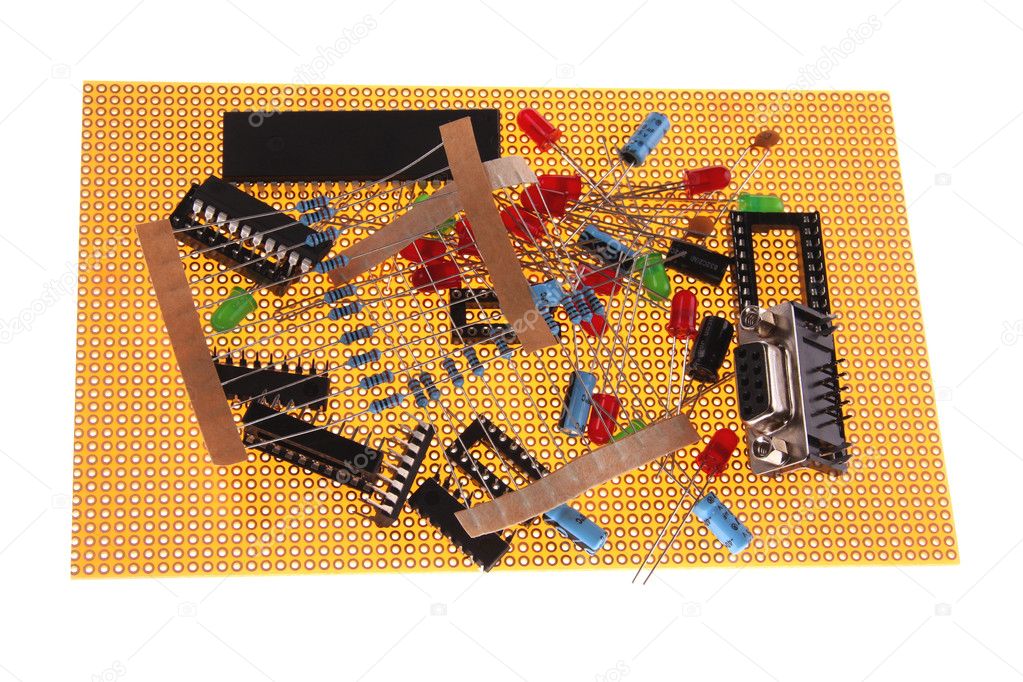 Hobby electronic parts — Stock Photo © svorcan 2804076