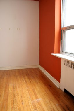 Orange Room and Window clipart