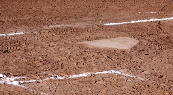 Dirty Home Plate — Stock Photo, Image