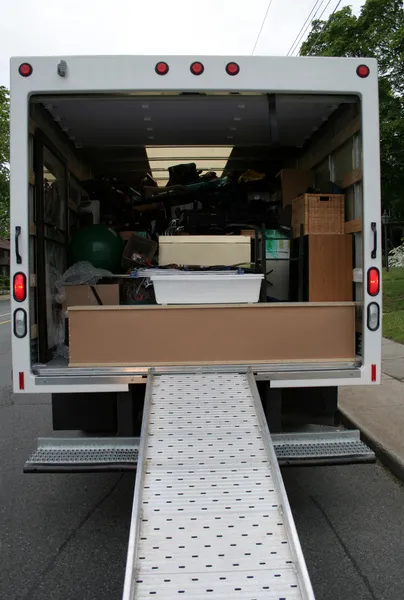Loaded Moving Truck — Stock Photo, Image
