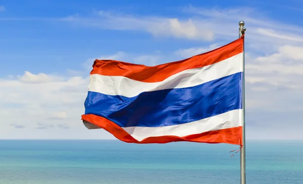 Bandera tailandesa —  Fotos de Stock