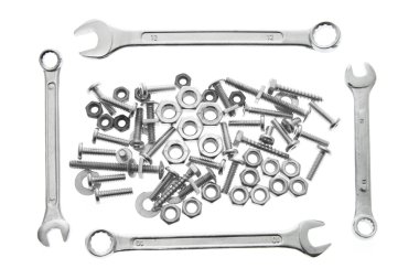 Spanners, Nuts and Bolts clipart