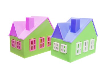 Plastic Miniature Houses