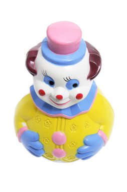 Roly Poly Toy Clown clipart