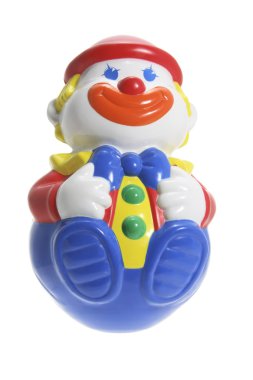 Roly-Poly Toy Clown clipart