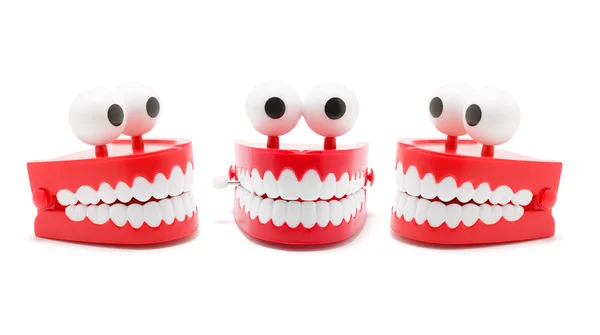 Dentes tagarelando — Fotografia de Stock