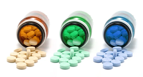 Bottles of Pills — Stock Photo, Image