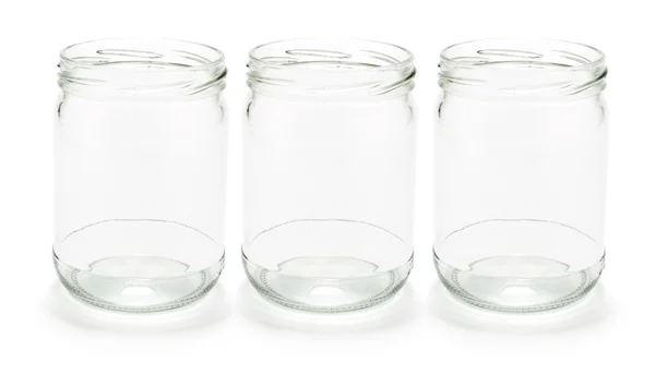 Frascos de vidro — Fotografia de Stock