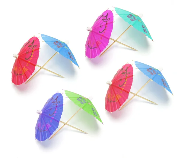 Коктейльні парасольки — стокове фото
