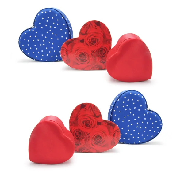 Heart-shaped Gift Boxes — Stock Photo, Image