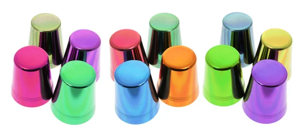 Cínové poháry — Stock fotografie