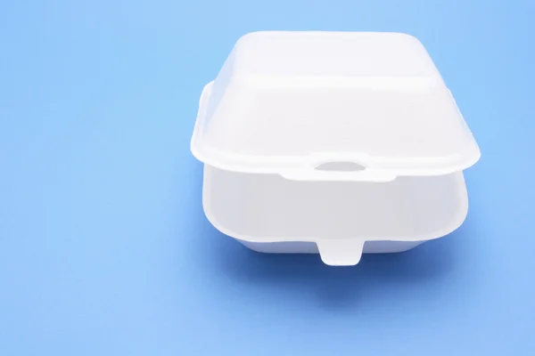 Polystyrenové potravinový box — Stock fotografie